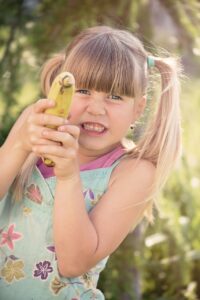 child, girl, blond