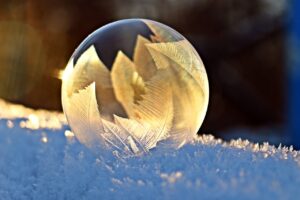 soap bubble, bubble, snow-1958650.jpg